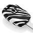 Capa para chave do carro compatível com Honda - Capa Protetora de Chave Remota de Silicone - Tampa Remota FOB - Zebra