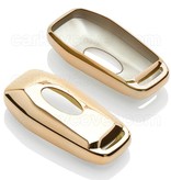 TBU car TBU car Housse de Protection clé compatible avec Ford - Coque Cover Housse étui en TPU - Gold