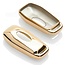 Housse de Protection clé compatible avec Ford - Coque Cover Housse étui en TPU - Gold