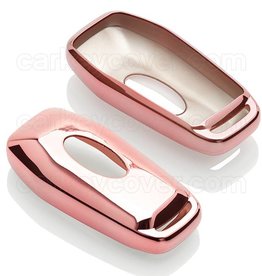 TBU car Ford Capa TPU Chave - Rosa ouro