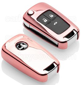 TBU car Vauxhall Capa TPU Chave - Rosa ouro