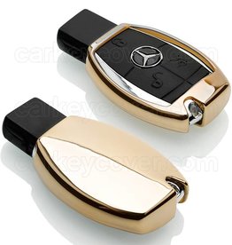 TBU car Mercedes Capa TPU Chave - Ouro