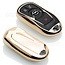 Capa para chave do carro compatível com Opel - Capa Protetora de Chave Remota de TPU - Tampa Remota FOB - Ouro