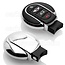 Autoschlüssel Hülle kompatibel mit Mini 3/4 Tasten (Keyless Entry) - Schutzhülle aus TPU - Auto Schlüsselhülle Cover in Silber Chrom
