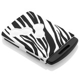 TBU car TBU car Cover chiavi auto compatibile con Renault - Copertura protettiva - Custodia Protettiva in Silicone - Zebra