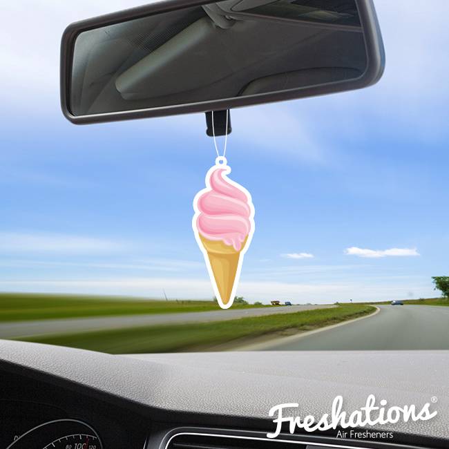 TBU car Ambientadores Freshations | Emoticon - Teeth | Black Ice