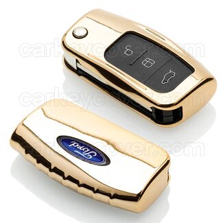 TBU car® Ford Capa TPU Chave - Ouro