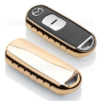 TBU car® Mazda Funda Carcasa llave - Oro