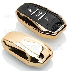 TBU car Peugeot Car key cover - Gold