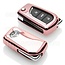 Sleutel cover compatibel met Toyota - TPU sleutel hoesje / beschermhoesje autosleutel - Roségoud