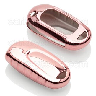 TBU car® Opel Capa TPU Chave - Rosa ouro