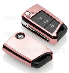 TBU car Volkswagen Housse de protection clé - Or rose / Rose Gold (Special