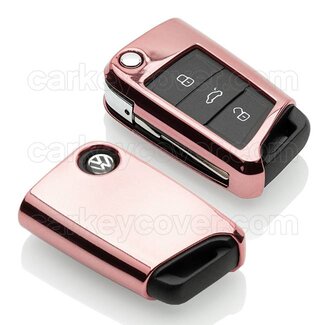 TBU car® Volkswagen Cover chiavi - Oro rosa