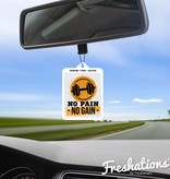 TBU car Ambientadores Freshations | Fitness Collection - No Pain No Gain | New Car