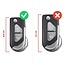 Capa para chave do carro compatível com Citroën - Capa Protetora de Chave Remota de Silicone - Tampa Remota FOB - Preto