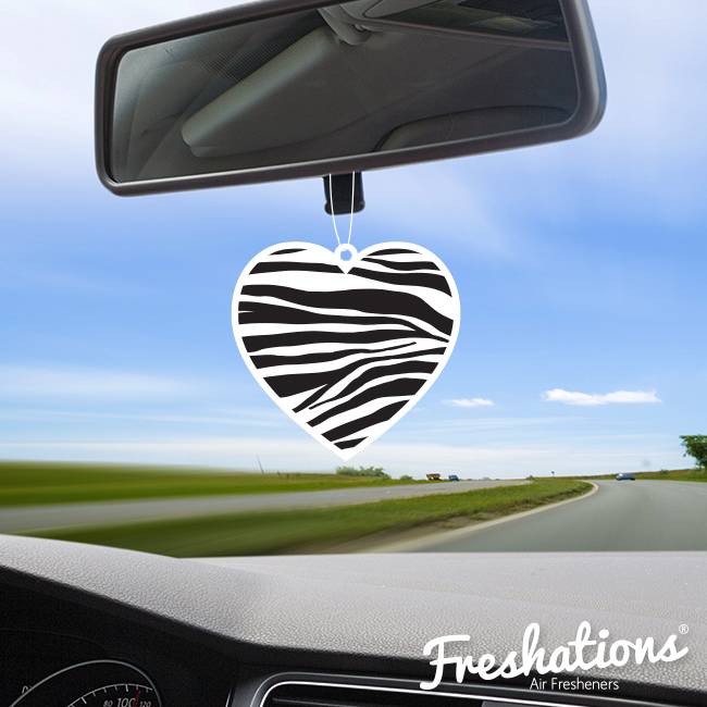 TBU car Assainisseurs d‚Äôair de Freshations | Heart Collection - Zèbre | Fruit Cocktail