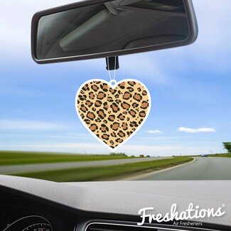 TBU car® Air freshener Heart - Leopard |  Fruit Cocktail