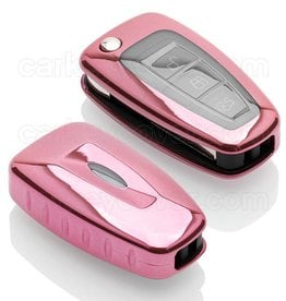 TBU car Ford Capa TPU Chave - Rosa ouro