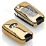 TBU car Cover chiavi auto compatibile con Hyundai - Copertura protettiva - Custodia Protettiva in TPU - Oro