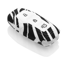 TBU car Ford Capa Silicone Chave - Zebra