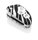 TBU car TBU car Funda Carcasa llave compatible con Alfa Romeo - Funda de Silicona - Cover de Llave Coche - Cebra