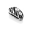 Capa para chave do carro compatível com Alfa Romeo - Capa Protetora de Chave Remota de Silicone - Tampa Remota FOB - Zebra