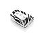 Capa para chave do carro compatível com Audi - Capa Protetora de Chave Remota de Silicone - Tampa Remota FOB - Zebra