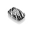 Capa para chave do carro compatível com Range Rover - Capa Protetora de Chave Remota de Silicone - Tampa Remota FOB - Zebra