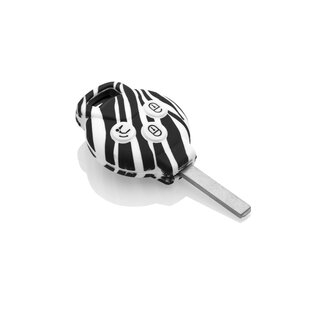 TBU car® Smart Sleutel Cover - Zebra