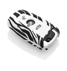 TBU car BMW Capa Silicone Chave - Zebra