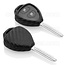 Capa para chave do carro compatível com Toyota - Capa Protetora de Chave Remota de Silicone - Tampa Remota FOB - Carbono