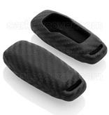 TBU car Ford Capa Silicone Chave do carro - Capa protetora - Tampa remota FOB - Carbon