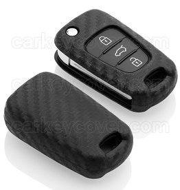 TBU car Hyundai Capa Silicone Chave - Carbon