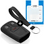 Capa para chave do carro compatível com Audi - Capa Protetora de Chave Remota de Silicone - Tampa Remota FOB - Preto