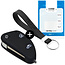 Capa para chave do carro compatível com Alfa Romeo - Capa Protetora de Chave Remota de Silicone - Tampa Remota FOB - Preto