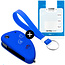 Cover chiavi auto compatibile con Alfa Romeo - Copertura protettiva - Custodia Protettiva in Silicone - Blu