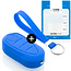 Capa para chave do carro compatível com Alfa Romeo - Capa Protetora de Chave Remota de Silicone - Tampa Remota FOB - Azul
