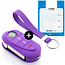 Cover chiavi auto compatibile con Alfa Romeo - Copertura protettiva - Custodia Protettiva in Silicone - Viola