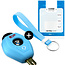 Capa para chave do carro compatível com BMW - Capa Protetora de Chave Remota de Silicone - Tampa Remota FOB - Azul claro