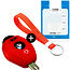 TBU car Autoschlüssel Hülle kompatibel mit BMW 3 Tasten - Schutzhülle aus Silikon - Auto Schlüsselhülle Cover in Rot