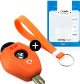 TBU car TBU car Cover chiavi auto compatibile con BMW - Copertura protettiva - Custodia Protettiva in Silicone - Arancione