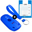 Capa para chave do carro compatível com BMW - Capa Protetora de Chave Remota de Silicone - Tampa Remota FOB - Azul
