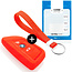Capa para chave do carro compatível com BMW - Capa Protetora de Chave Remota de Silicone - Tampa Remota FOB - Vermelho