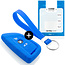 Capa para chave do carro compatível com BMW - Capa Protetora de Chave Remota de Silicone - Tampa Remota FOB - Azul