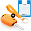 Funda Carcasa llave compatible con BMW - Funda de Silicona - Cover de Llave Coche - Naranja