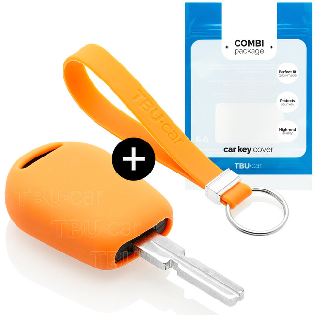 Sleutel cover compatibel met BMW - Silicone sleutelhoesje - beschermhoesje autosleutel - Oranje