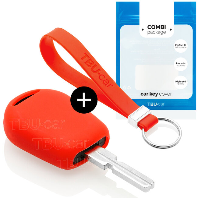 Housse de Protection clé compatible avec BMW - Coque Cover Housse étui en Silicone - Rouge