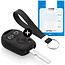 Capa para chave do carro compatível com BMW - Capa Protetora de Chave Remota de Silicone - Tampa Remota FOB - Preto