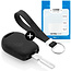 Housse de Protection clé compatible avec BMW - Coque Cover Housse étui en Silicone - Noir