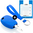 Capa para chave do carro compatível com Dacia - Capa Protetora de Chave Remota de Silicone - Tampa Remota FOB - Azul